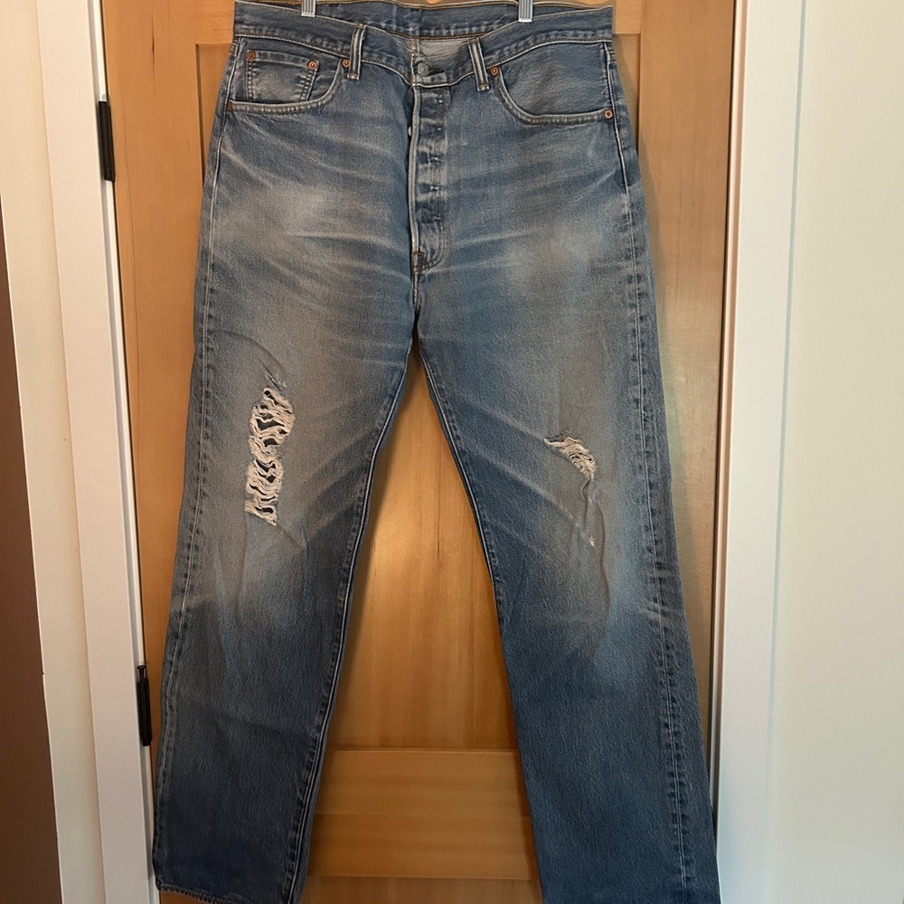 Levi's Relaxed Fit Jeans with Distressing